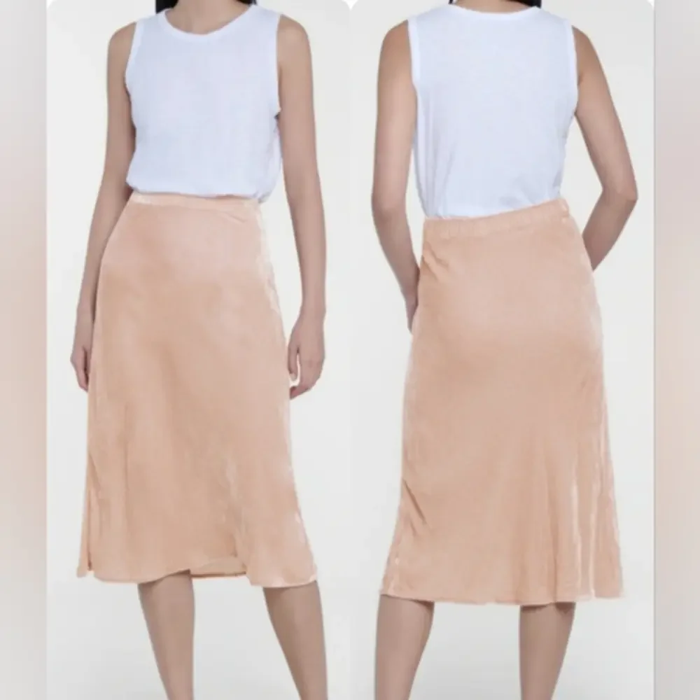 NWOT Anthropologie VELVET‎ Taelyn Midi Skirt Large (Imperfect) $288
